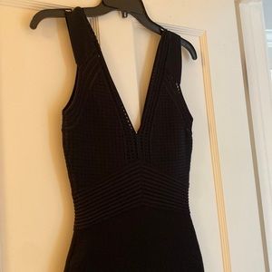 Diane con furstenberg black dress